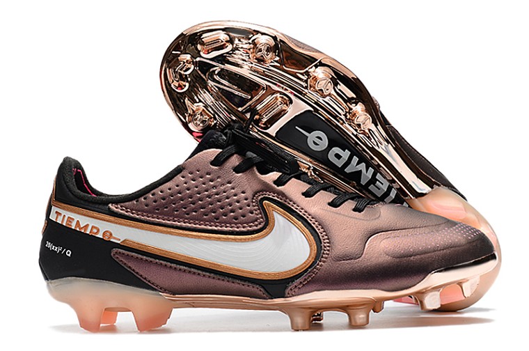 Nike Tiempo Legend 9 Elite FG - Marron blanc